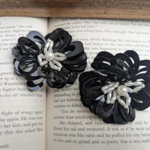 Midnight Petal Earrings
