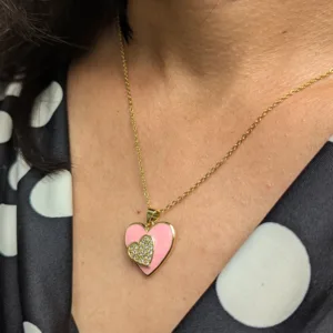 Retro Heart Necklace