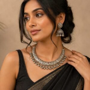 Ghunghroo Virasat Necklace Set